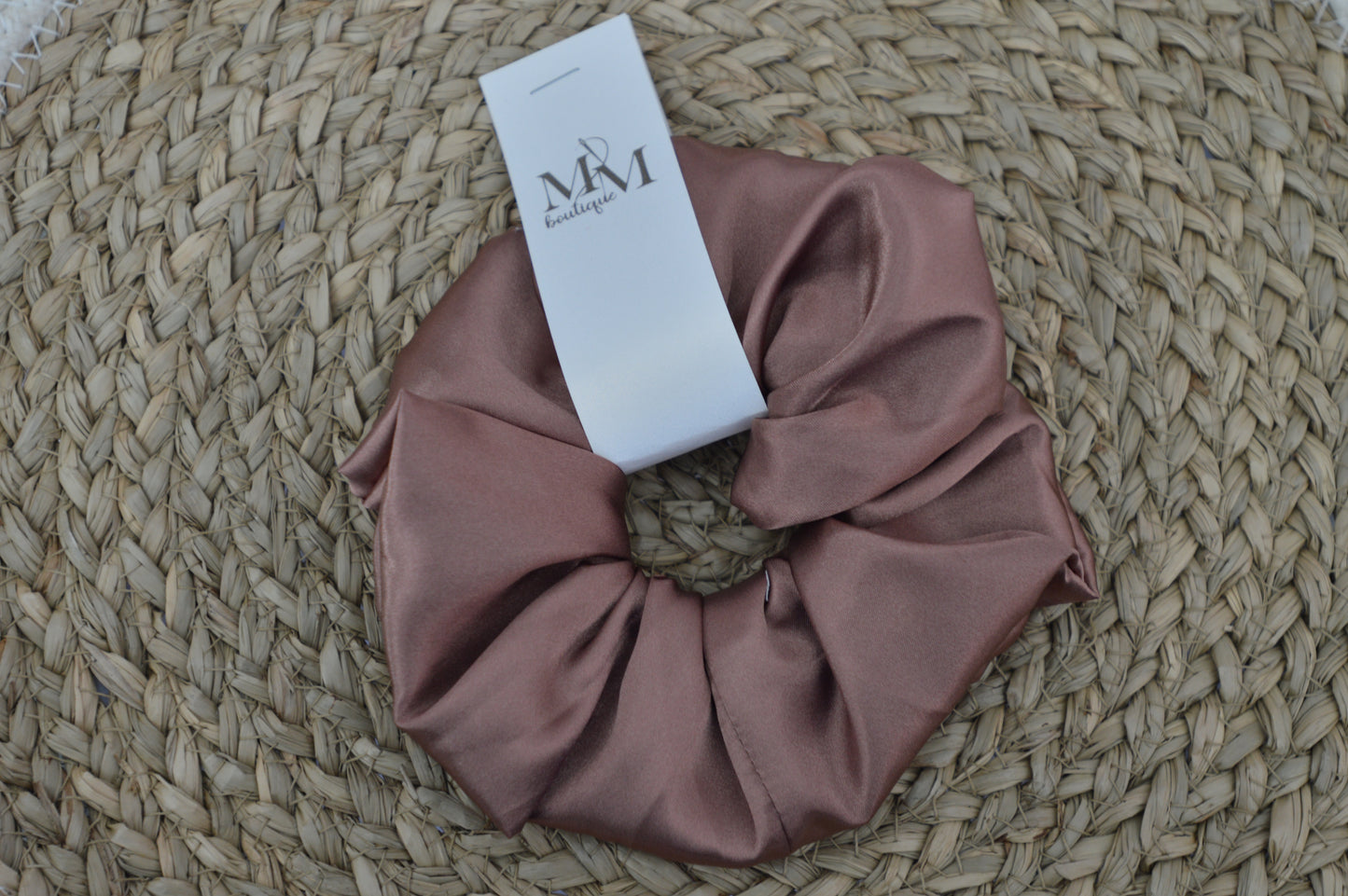 Brown Scrunchie