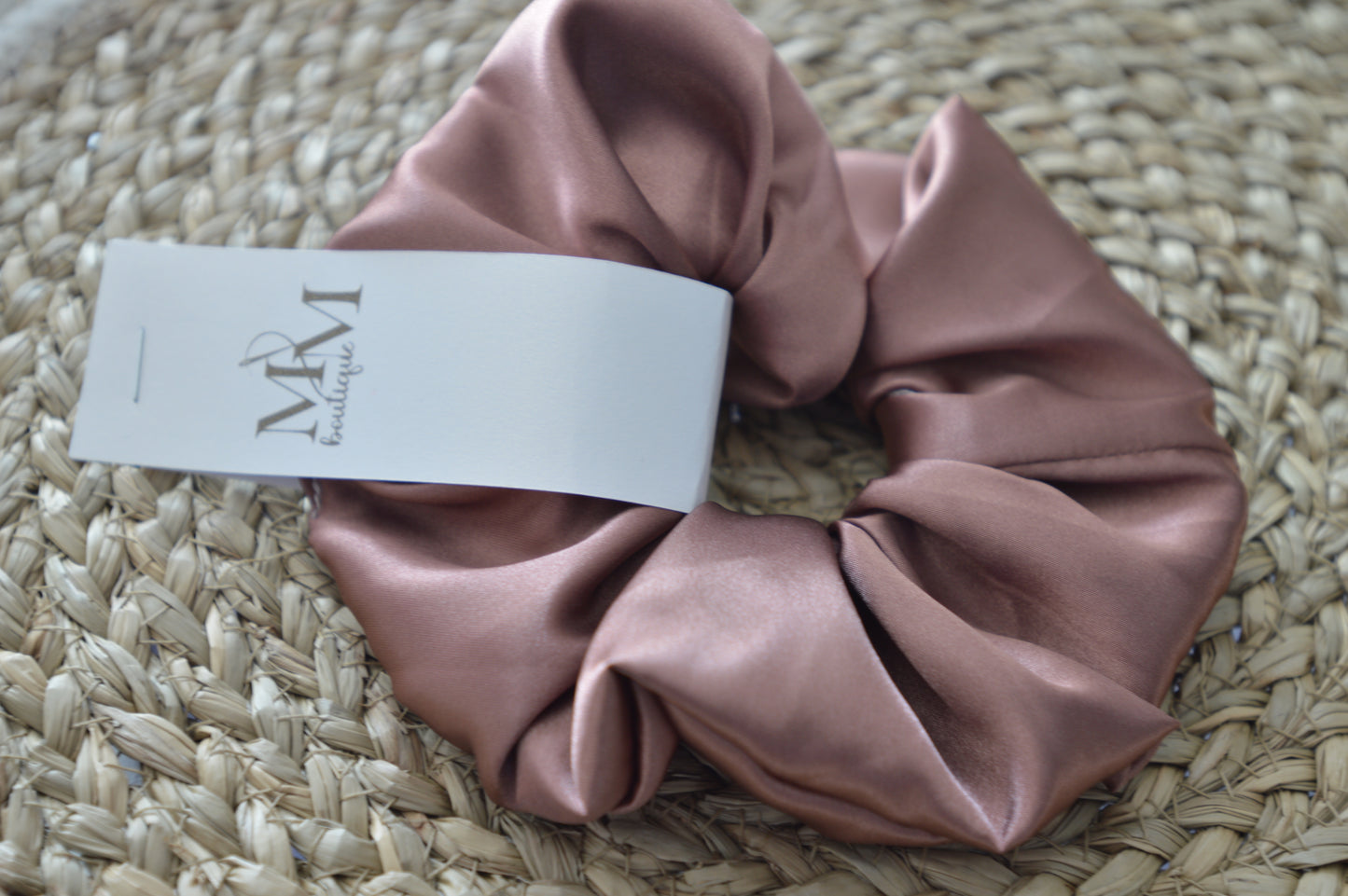 Brown Scrunchie